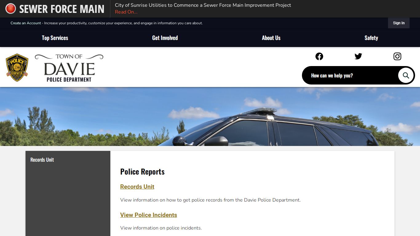 Police Reports | Davie, FL